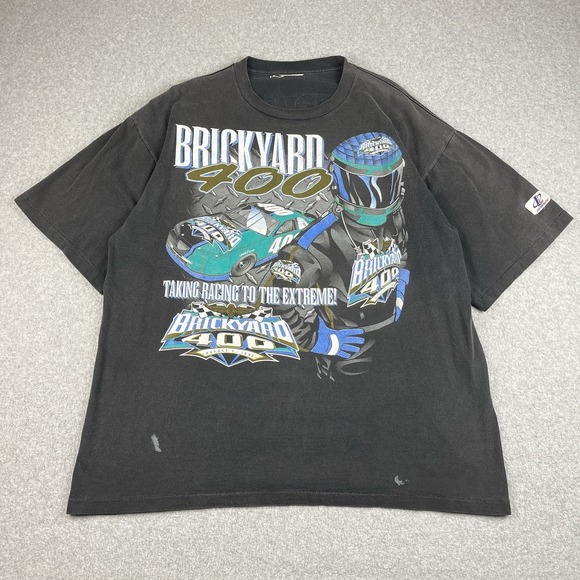 Logo Athletic | Shirts | Vintage Brickyard 40 Racing T Shirt Black 997 ...